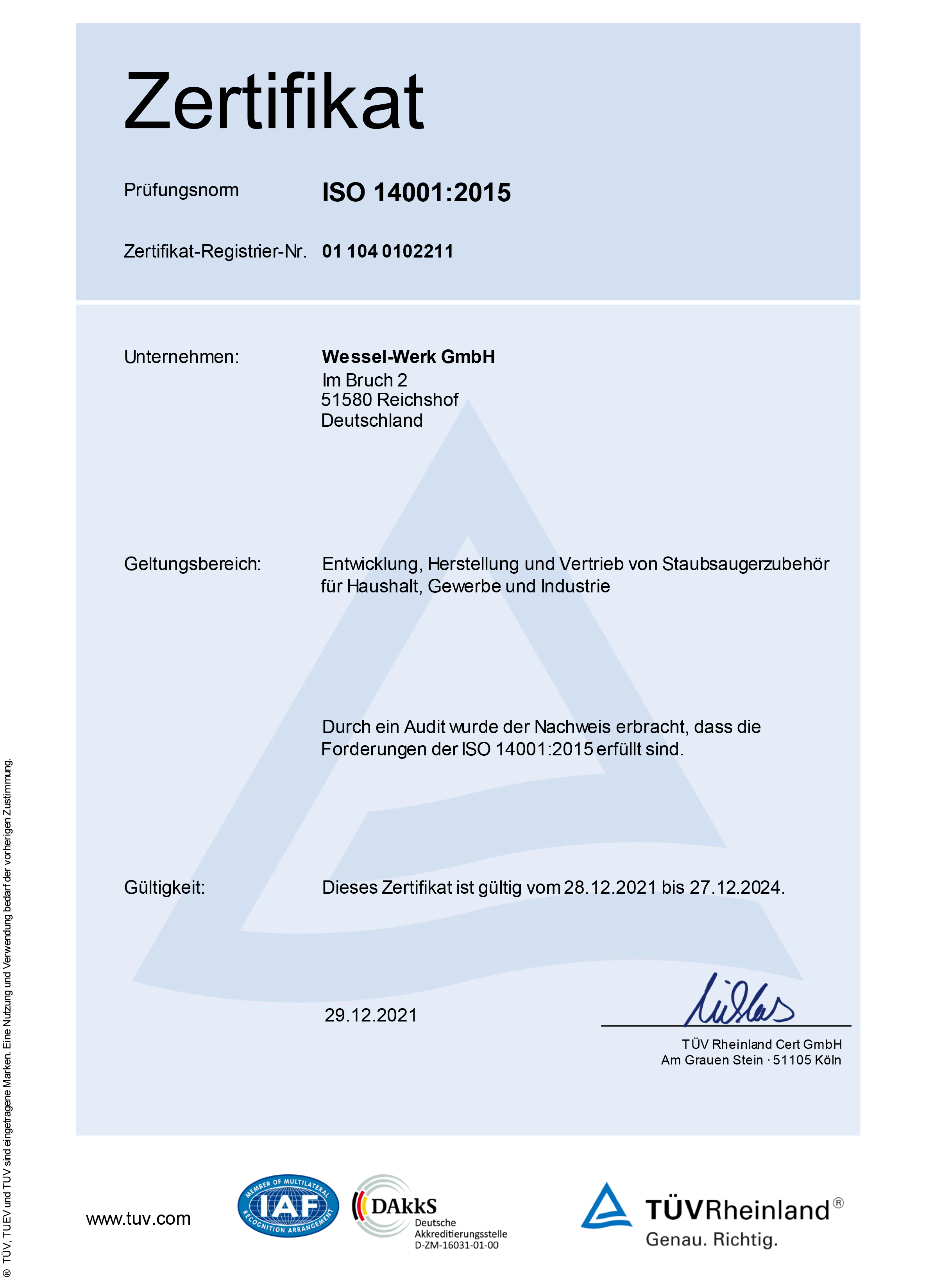 Wessel-Germany_Zertifkat_ISO_14001_deutsch_2021_klein